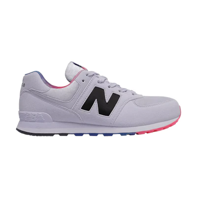(GS) NB 574 Wide 'Silent Grey White'