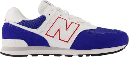 (Grade School) New Balance 574 Wide 'Team Royal White' GC574RT1-W (Grade School) New Balance 574 Wide 'Team Royal White' GC574RT1-W