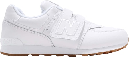 (Grade School) New Balance 574 Wide 'White Gum' KV574G8YW (Grade School) New Balance 574 Wide 'White Gum' KV574G8YW