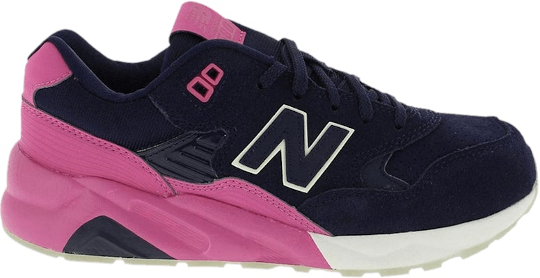 (Grade School) New Balance 580 Wide 'Navy Pink' KL580UPG-W Buy (Grade School) New Balance 580 Wide 'Navy Pink' KL580UPG-W