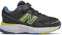 (New Balance 680v6 Kanak-Kanak) 'Hitam Oksigen Biru Kuning' YA680BO6