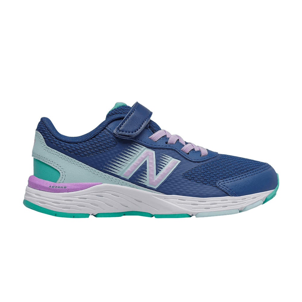 Buy (New Balance Kanak-kanak) 680v6 Bungee Wide 'Captain Blue Mint' YA680CW6-W