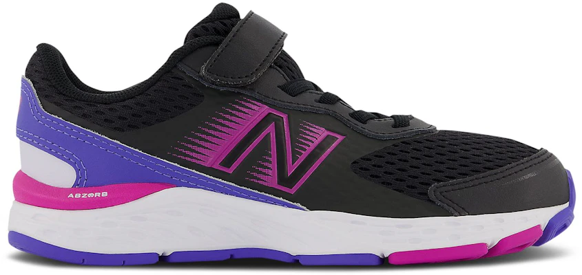 (小学款) New Balance 680v6 弹力宽楦 '黑色洋红色' YA680BP6-XW Buy (小学款) New Balance 680v6 弹力宽楦 '黑色洋红色' YA680BP6-XW
