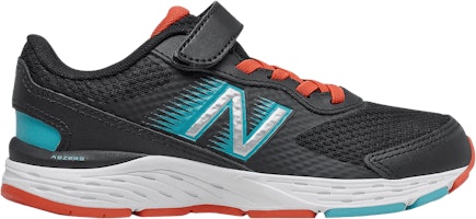 (Grade School) New Balance 680v6 Bungee X-Wide 'Black Ghost Pepper' YA680BG6-XW (Grade School) New Balance 680v6 Bungee X-Wide 'Black Ghost Pepper' YA680BG6-XW