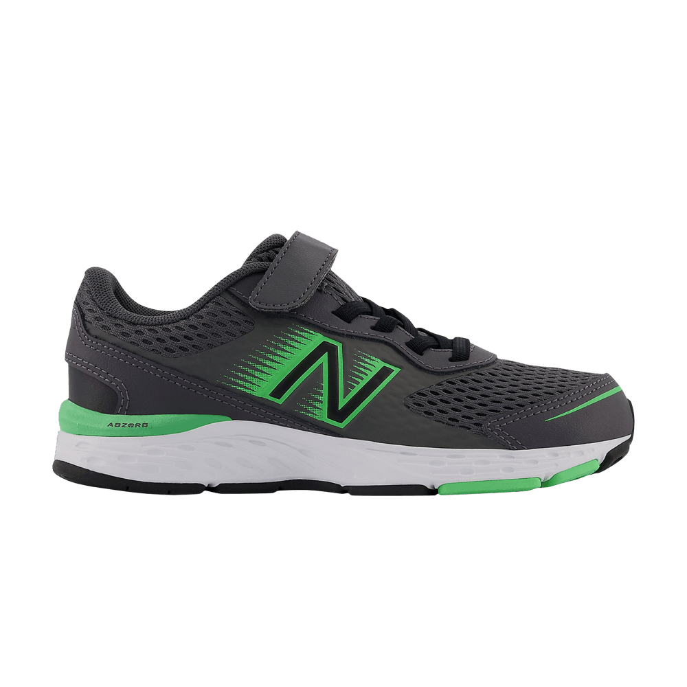 Buy (Grade School) New Balance 680v6 Bungee X-Wide 'Magnet Vibrant Spring' YA680VB6-XW