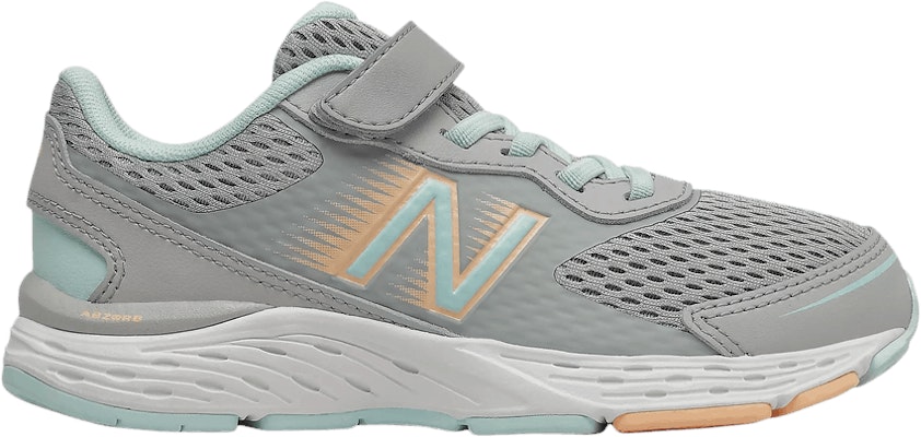 (New Balance Niño) 680v6 Extra Ancho 'Rain Cloud Pale Blue Chill' YA680GM6-XW Buy (New Balance Niño) 680v6 Extra Ancho 'Rain Cloud Pale Blue Chill' YA680GM6-XW