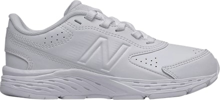 (Grade School) New Balance 680v6 Uniform Wide 'White' YE680WW-W (Grade School) New Balance 680v6 Uniform Wide 'White' YE680WW-W