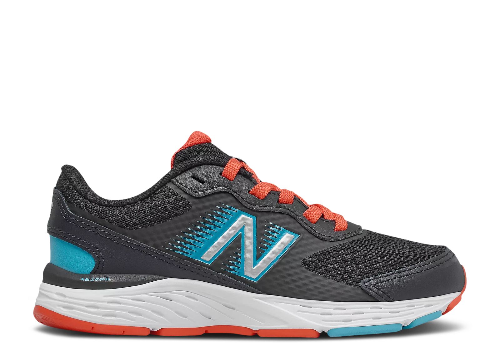 Buy (New Balance Kinderschoenen) New Balance 680v6 Wide ''Zwart Ghost Pepper'' YP680BG6-W