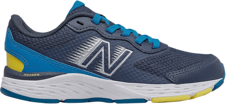(Grade School) New Balance 680v6 Wide 'Natural Indigo Citra Yellow' YP680NW6-W Buy (Grade School) New Balance 680v6 Wide 'Natural Indigo Citra Yellow' YP680NW6-W