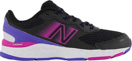 (Grade School) New Balance 680v6 X-Wide 'Black Magenta Pop' YP680BP6-XW (Grade School) New Balance 680v6 X-Wide 'Black Magenta Pop' YP680BP6-XW