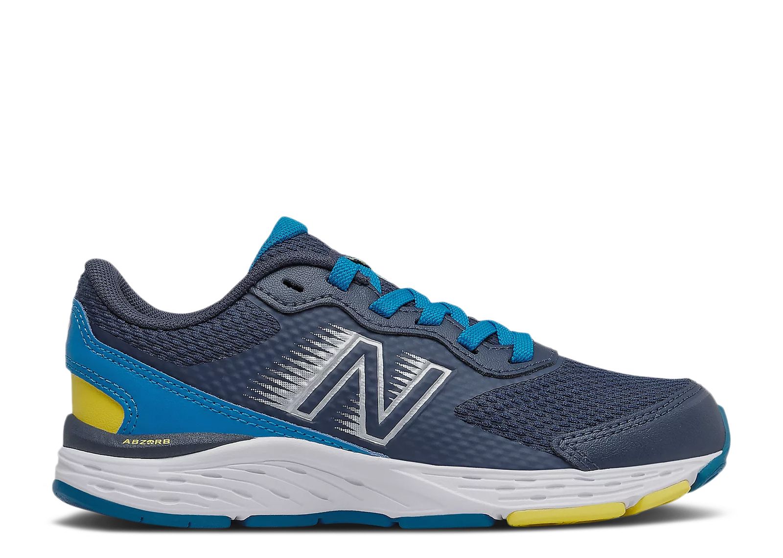 Buy GS ニューバランス 680v6 X-ワイド インディゴイエロー YP680NW6-XW