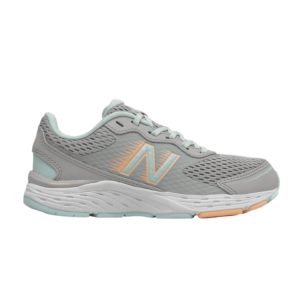 Buy (New Balance Kanak-kanak) 680v6 X-Wide 'Rain Cloud Pale Blue Chill' YP680GM6-XW