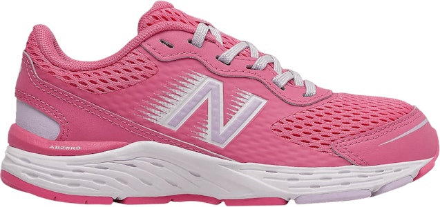 (New Balance Kids) 680v6 X-Wide 'Sporty Pink Astral Glow' untuk Anak-anak YP680PA6-XW Buy (New Balance Kids) 680v6 X-Wide 'Sporty Pink Astral Glow' untuk Anak-anak YP680PA6-XW