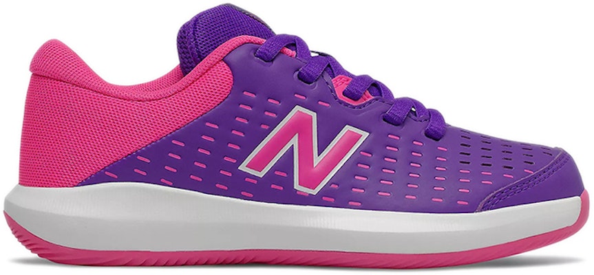(New Balance Infantil) 696v4 'Violeta Intenso y Brillo Rosado' KC696V4 Order (New Balance Infantil) 696v4 'Violeta Intenso y Brillo Rosado' KC696V4