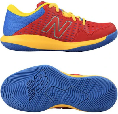 (New Balance Kinder) 696v4 ''True Red Egg Yolk'' KC696TR4 Shop (New Balance Kinder) 696v4 ''True Red Egg Yolk'' KC696TR4