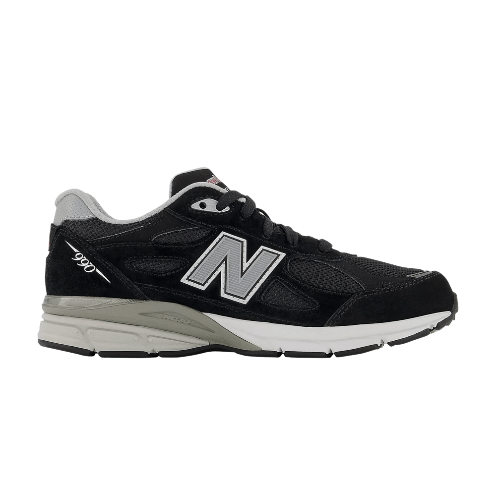 (Grade School) New Balance 990v3 Big Kid Wide 'Black Grey' GC990BS3-W
