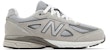 (New Balance) 990v4 Kanak-Kanak 'Kool Grey Silver Filigree' Lebar GC990GR4-W