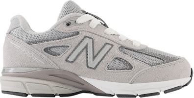 (Grade School) New Balance 990v4 Little Kid Wide 'Kool Grey Silver Filigree' PC990GR4-W (Grade School) New Balance 990v4 Little Kid Wide 'Kool Grey Silver Filigree' PC990GR4-W