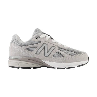 (GS) NB 990v4 Little Kid Wide 'Kool Grey Silver Filigree'