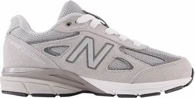 (Grade School) New Balance 990v4 Little Kid Wide 'Kool Grey Silver Filigree' PC990GR4-W (Grade School) New Balance 990v4 Little Kid Wide 'Kool Grey Silver Filigree' PC990GR4-W