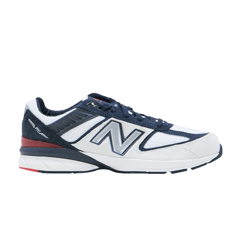 Buy (New Balance Juvenil) 990v5 'Blanco Carbón Rojo' GC990NL5