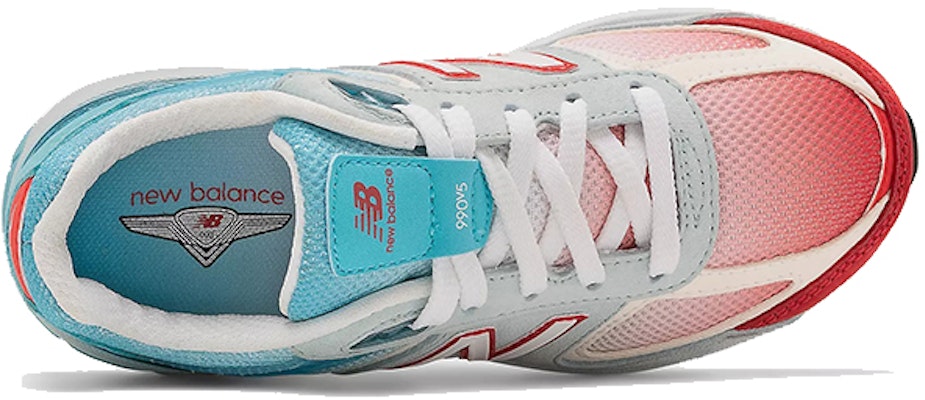 (New Balance Infantil) New Balance 990v5 Niños 'Ice Blue' PC990BP5 Lookbook (New Balance Infantil) New Balance 990v5 Niños 'Ice Blue' PC990BP5