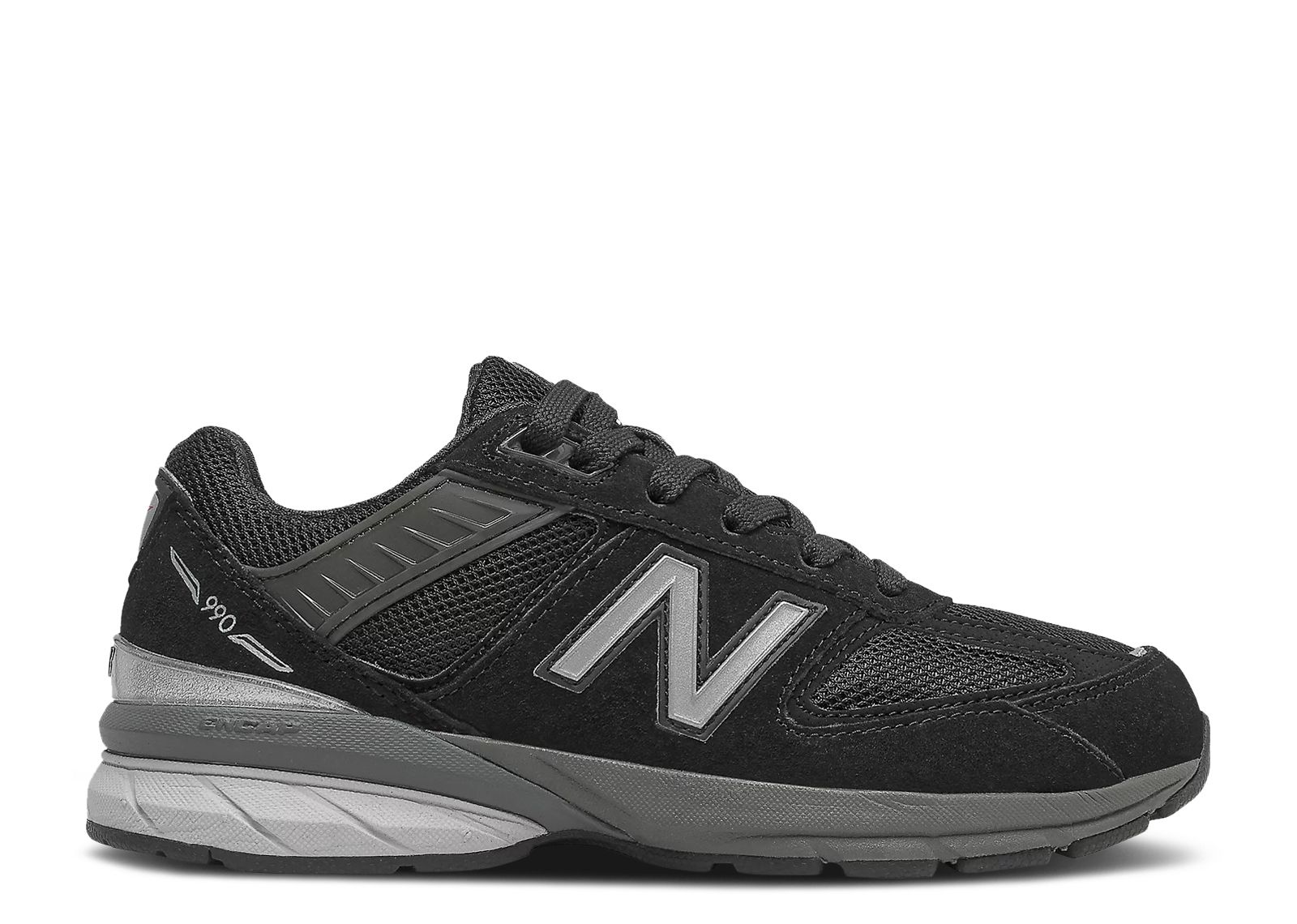 Buy (Grade School) New Balance 990v5 Wide 'Black' GC990BK5-W