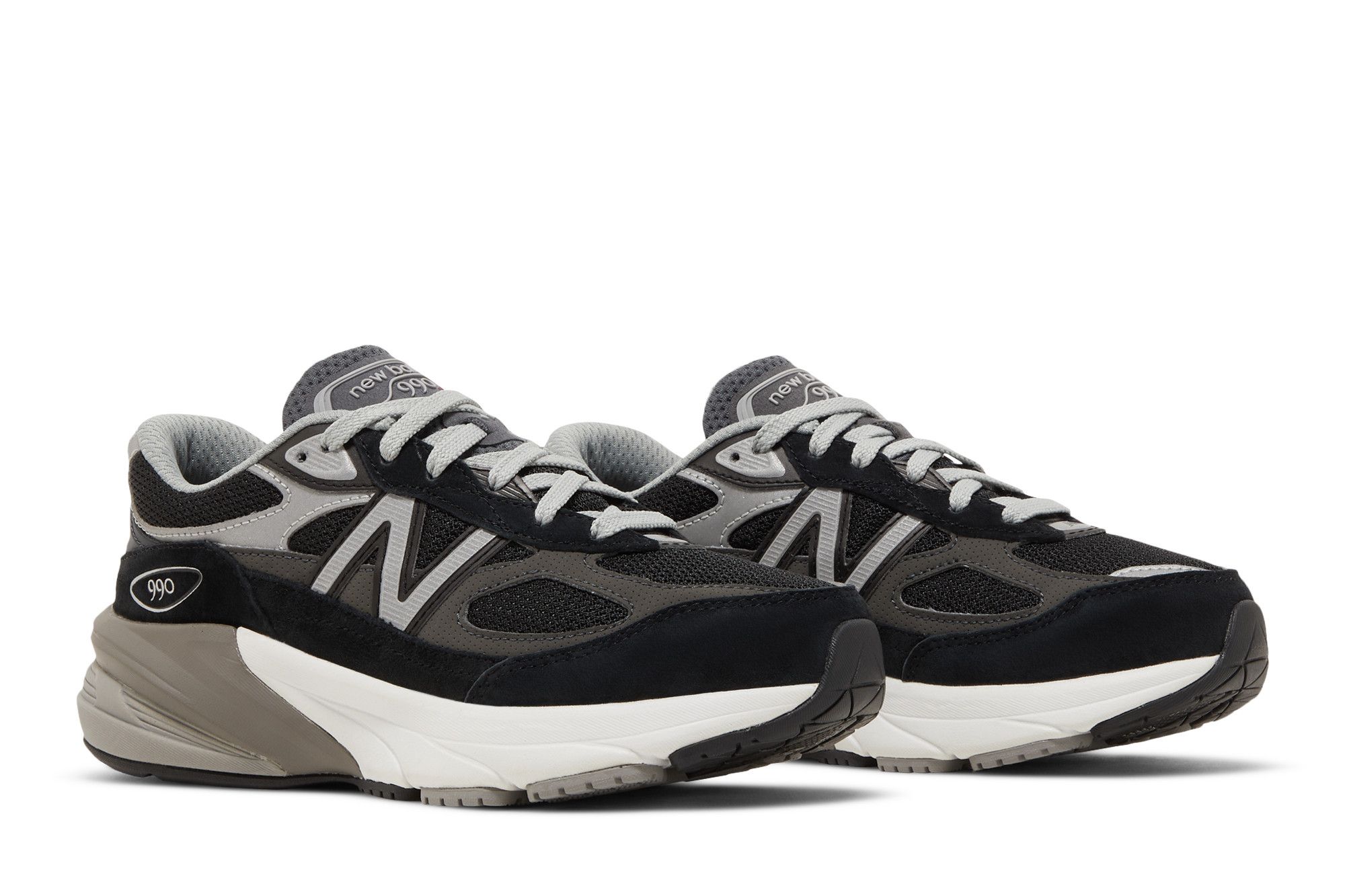 Cheap (Kanak-Kanak Sekolah) New Balance 990v6 'Hitam Perak' GC990BK6