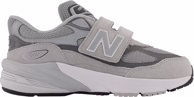 (Grade School) New Balance 990v6 Hook & Loop Little Kid Wide 'Castlerock' PV990GL6-W Buy (Grade School) New Balance 990v6 Hook & Loop Little Kid Wide 'Castlerock' PV990GL6-W