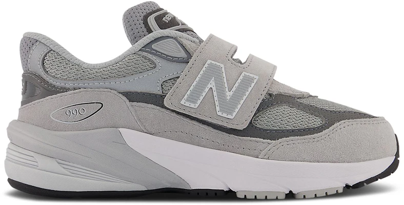 (Grade School) New Balance 990v6 Hook & Loop Little Kid X-Wide 'Castlerock' PV990GL6-XW Buy (Grade School) New Balance 990v6 Hook & Loop Little Kid X-Wide 'Castlerock' PV990GL6-XW