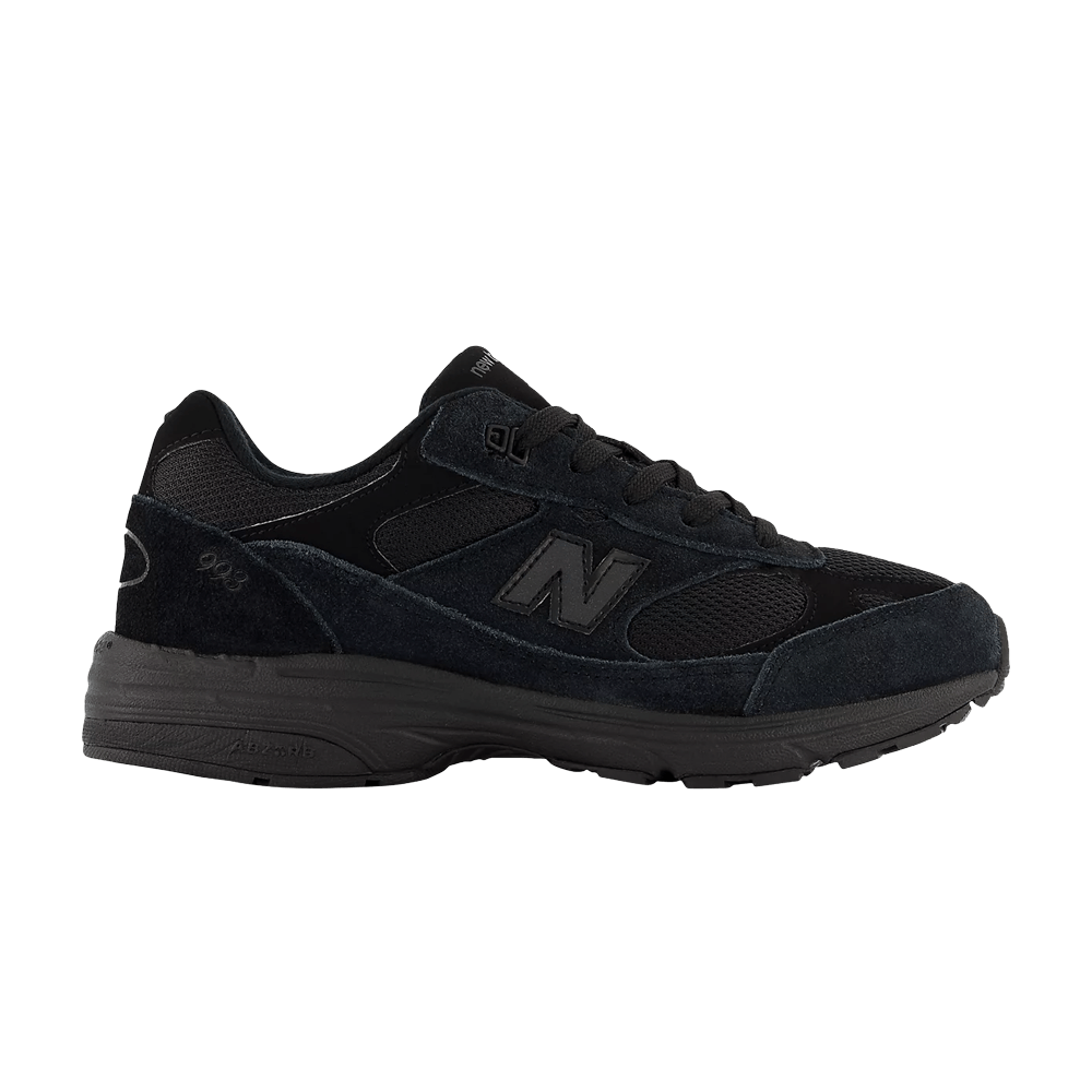 (Grade School) New Balance 993v1 Wide 'Black' GC993TB-W