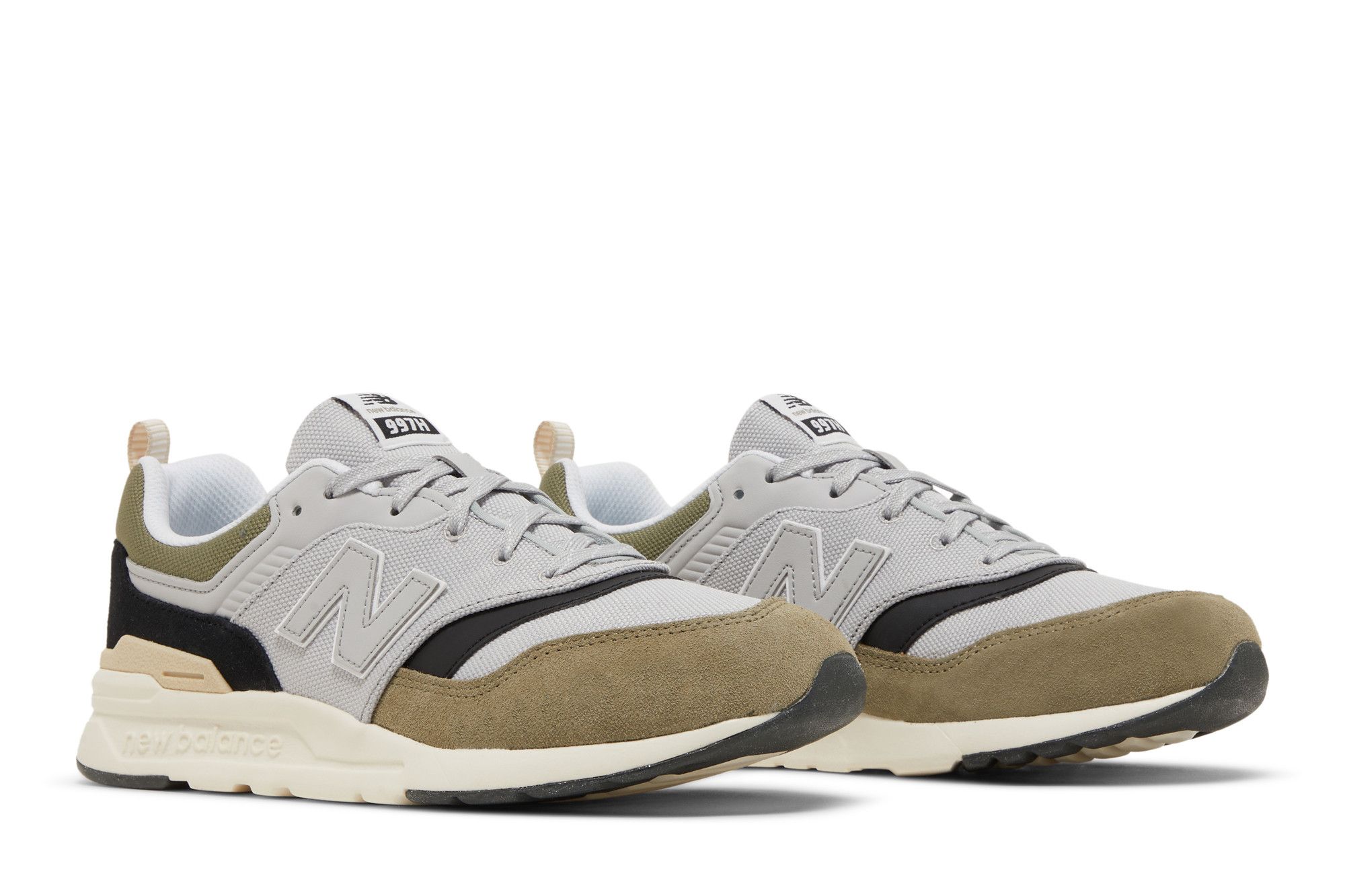 Cheap (New Balance) 997H Wide Grade School ''Raincloud Olive'' Bambino GR997HWH-W