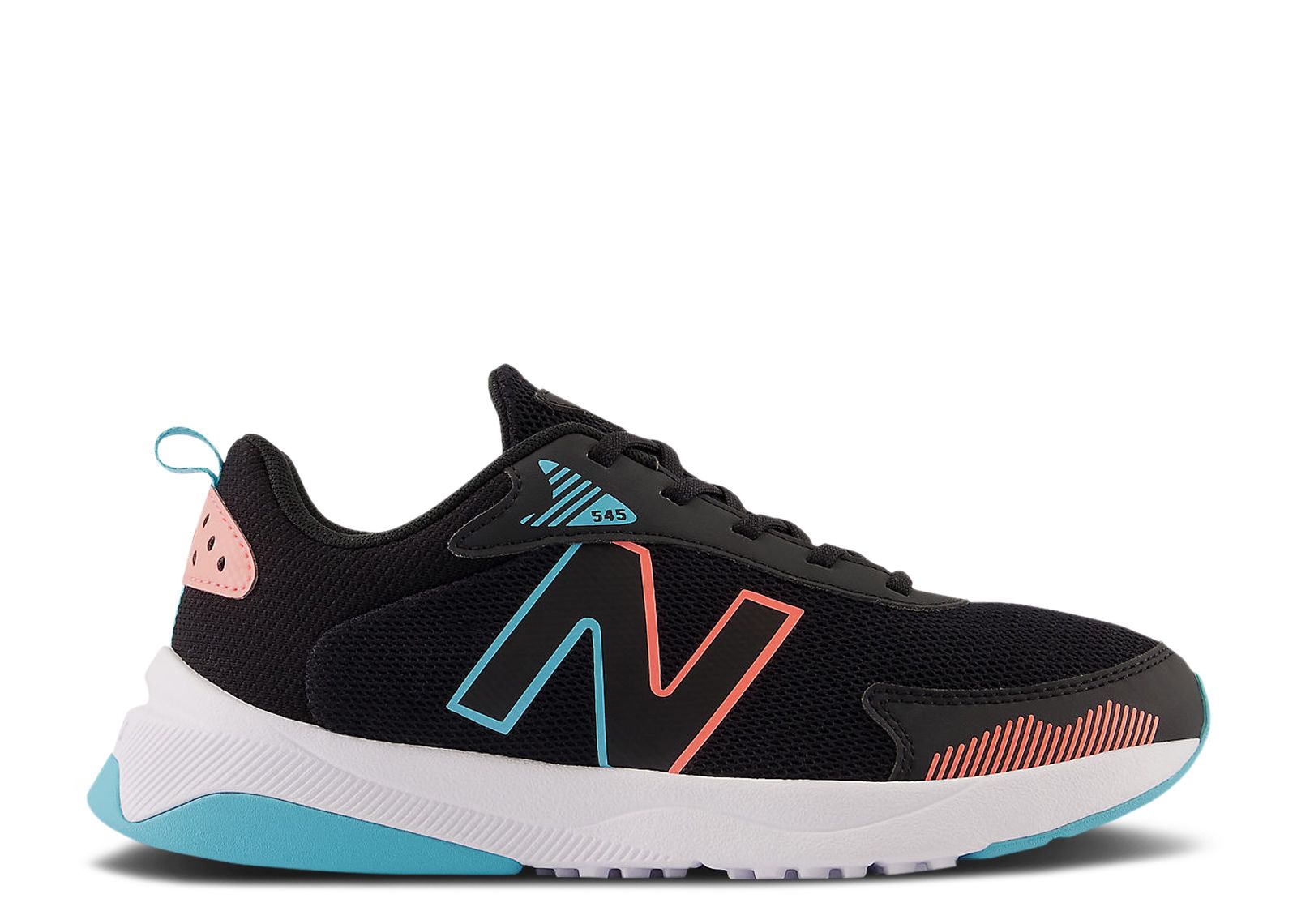 (Grade School) New Balance Dynasoft 545 Wide 'Black Grapefruit' GK545BG1-W