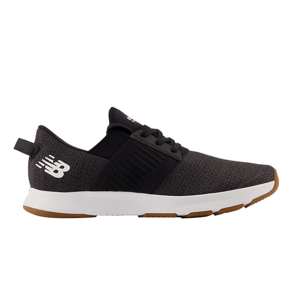 (Grade School) New Balance Dynasoft Nergize v3 Slip On 'Black White Gum' GTNRGAB3