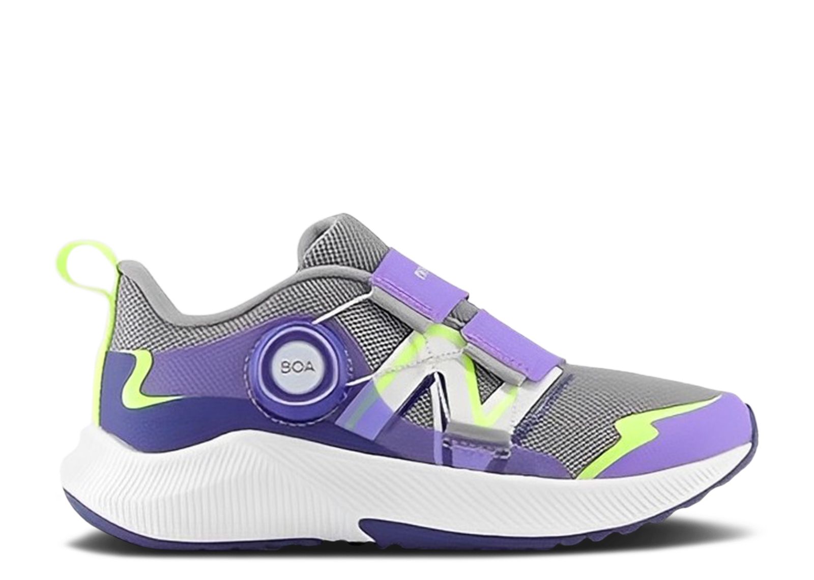 (Grade School) New Balance Dynasoft Reveal v4 BOA Little Kid 'Shadow Grey Electric Indigo' PTRVLGP4