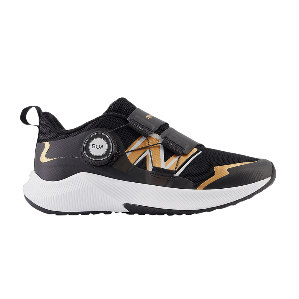 (Grade School) New Balance DynaSoft Reveal v4 BOA Little Kid Wide 'Black Copper' PTRVLFG4-W
