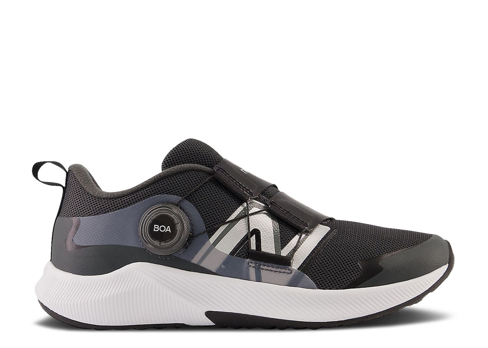 (Grade School) New Balance Dynasoft Reveal v4 BOA Big Kid Wide 'Blacktop Silver' GTRVLBK4-W