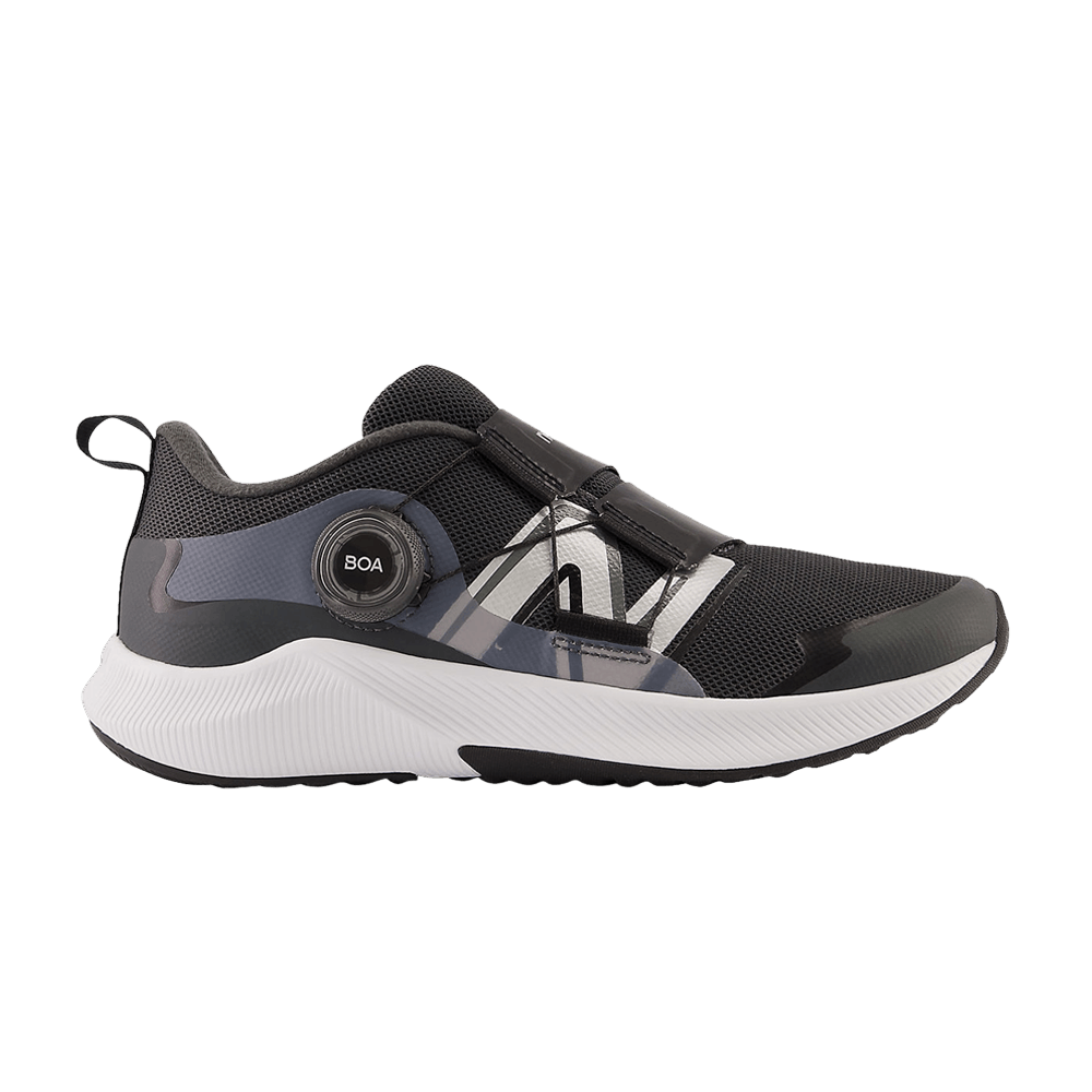 (Grade School) New Balance Dynasoft Reveal v4 BOA Big Kid Wide 'Blacktop Silver' GTRVLBK4-W