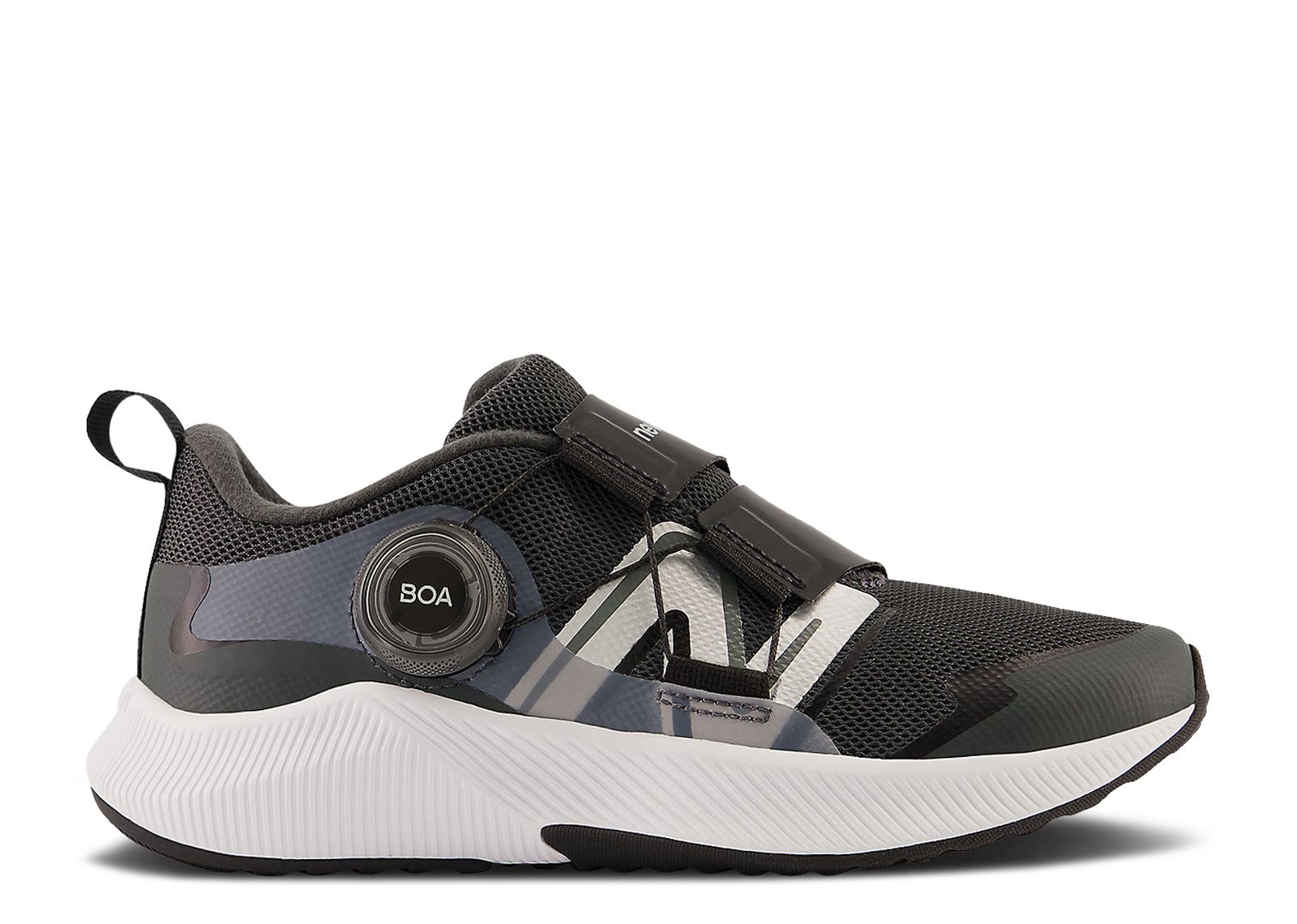 (Grade School) New Balance Dynasoft Reveal v4 BOA Little Kid Wide 'Blacktop Silver' PTRVLBK4-W