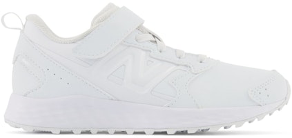 (Grade School) New Balance Fresh Foam 650v1 Bungee Lace Top Strap 'Triple White' YA650WW1 (Grade School) New Balance Fresh Foam 650v1 Bungee Lace Top Strap 'Triple White' YA650WW1