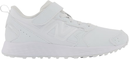 (Grade School) New Balance Fresh Foam 650v1 Bungee Lace Top Strap Wide 'Triple White' YA650WW1-W (Grade School) New Balance Fresh Foam 650v1 Bungee Lace Top Strap Wide 'Triple White' YA650WW1-W