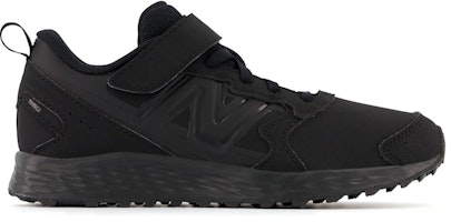 (Grade School) New Balance Fresh Foam 650v1 Bungee Lace Top Strap 'Triple Black' YA650BB1 (Grade School) New Balance Fresh Foam 650v1 Bungee Lace Top Strap 'Triple Black' YA650BB1