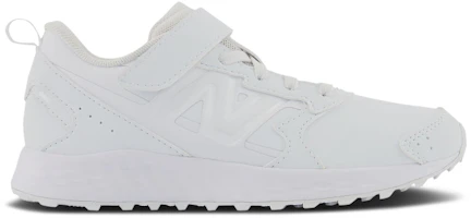 (Grade School) New Balance Fresh Foam 650v1 Bungee Lace Top Strap Wide 'Triple White' YA650WW1-W (Grade School) New Balance Fresh Foam 650v1 Bungee Lace Top Strap Wide 'Triple White' YA650WW1-W