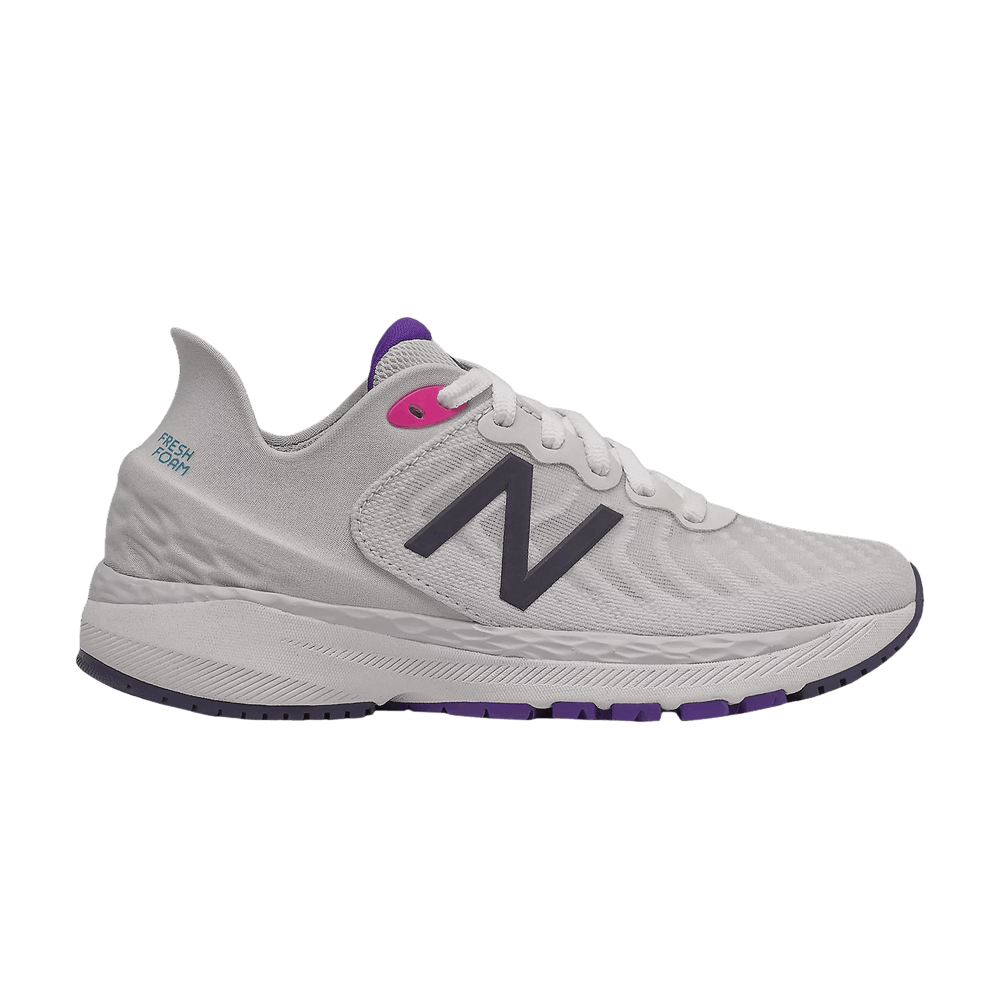 (Grade School) New Balance Fresh Foam 860v11 Wide 'White Deep Violet' YP860L11-W