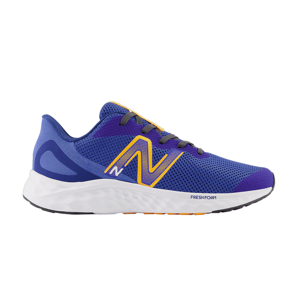 (GS) NB Fresh Foam Arishi v4 Big Kid X-Wide 'Marine Blue Hot Marigold'