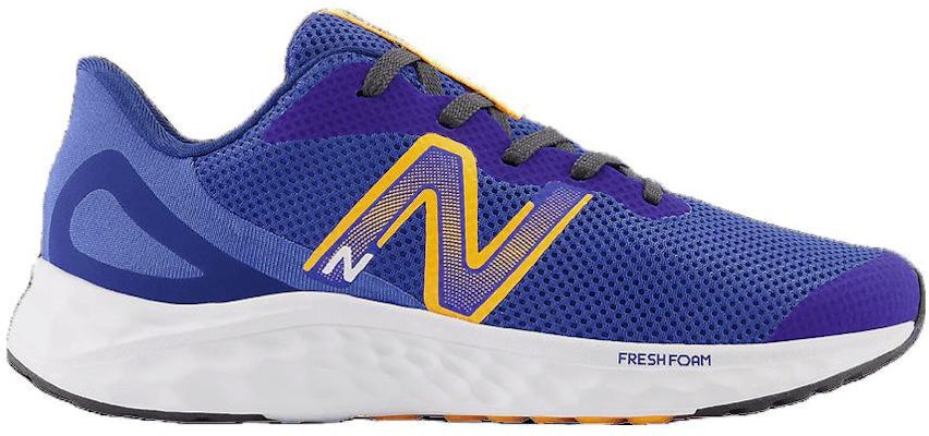 (Grade School) New Balance Fresh Foam Arishi v4 Big Kid 'Marine Blue Hot Marigold' GPARIMH4 Order (Grade School) New Balance Fresh Foam Arishi v4 Big Kid 'Marine Blue Hot Marigold' GPARIMH4
