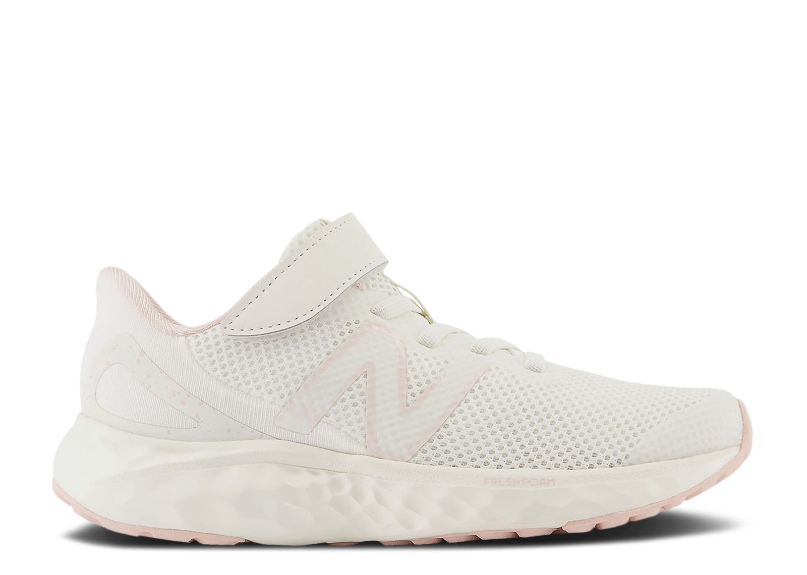 (Grade School) New Balance Fresh Foam Arishi v4 Bungee Lace Top Strap Little Kid 'Sea Salt Quartz Pink' PAARISP4