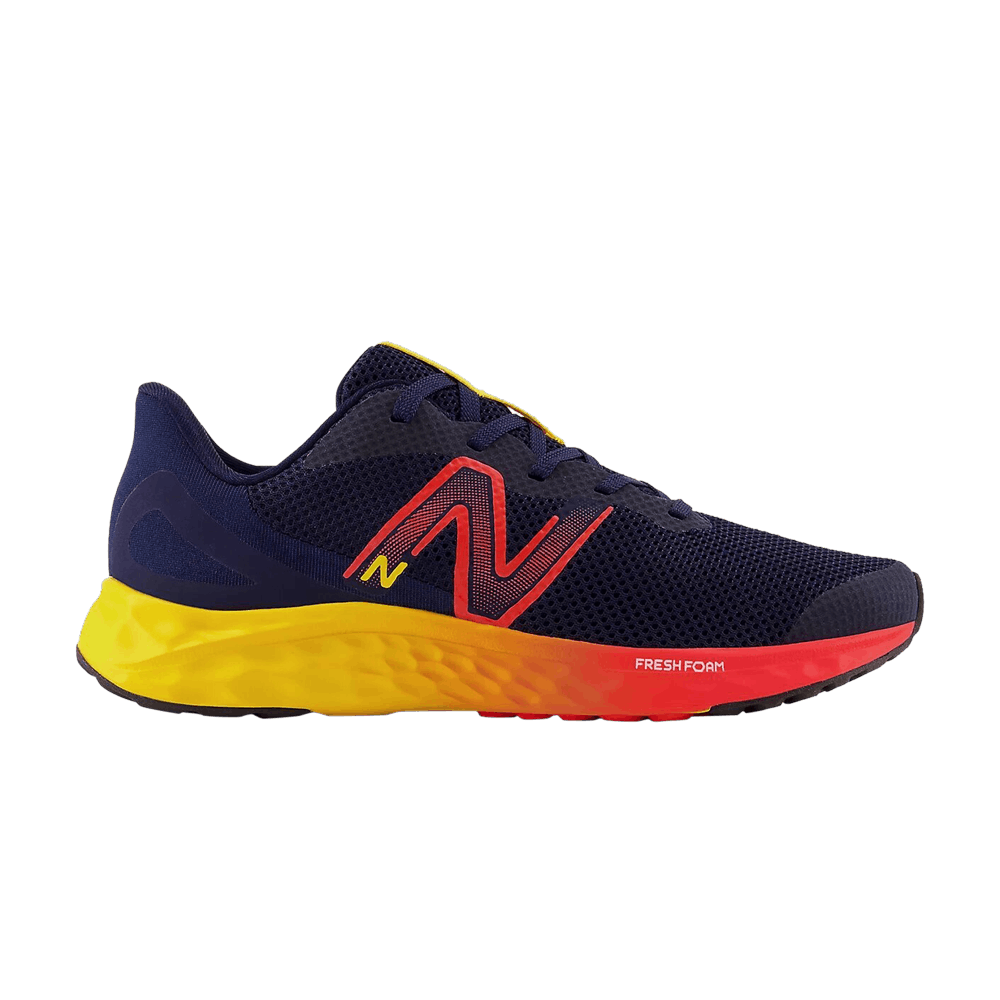 Buy (小学款) New Balance Fresh Foam Arishi v4 宽版 &#x27;海军蓝红蛋黄&#x27; GPARIKB4-W