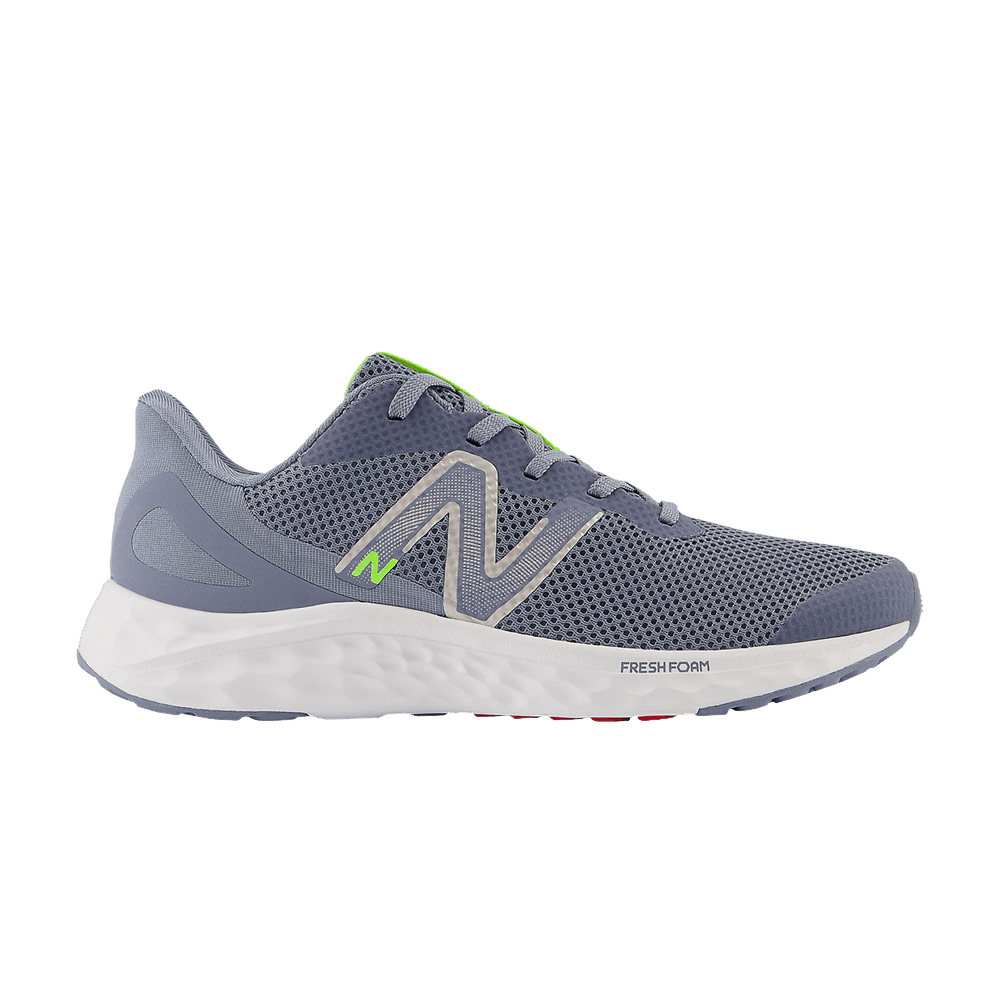 (Grade School) New Balance Fresh Foam Arishi v4 Wide 'Arctic Grey Pixel Green' GPARIPG4-W