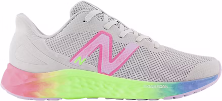 (Grade School) New Balance Fresh Foam Arishi v4 Wide 'Light Aluminum Rainbow' GPARIKG4-W (Grade School) New Balance Fresh Foam Arishi v4 Wide 'Light Aluminum Rainbow' GPARIKG4-W